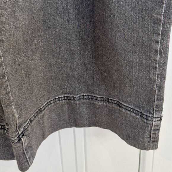 NWT Lee Legendary Plus High-Rise Trouser Jeans 22W Petite Dark Wash Wide Leg - Picture 6 of 10